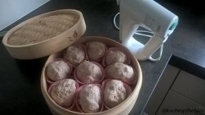 Kokosbrötchen vorher